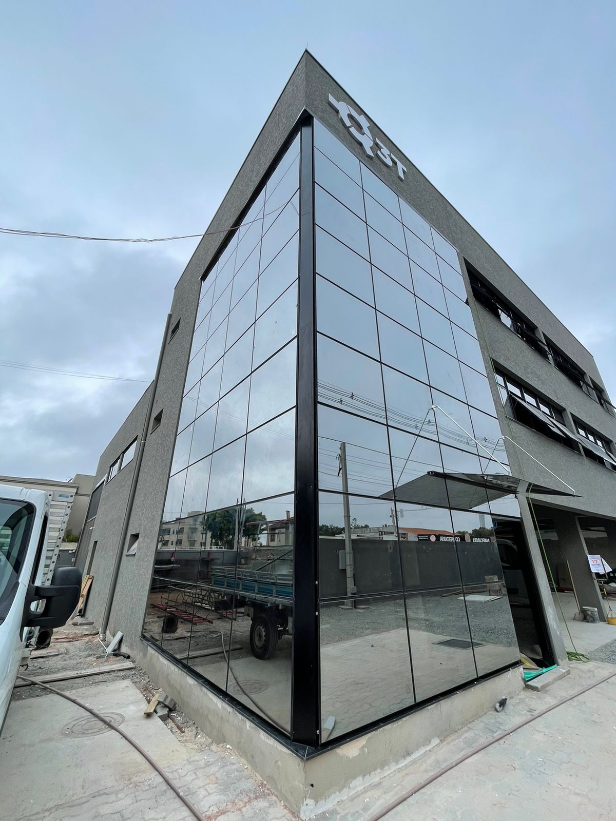 Modern glass architecture
